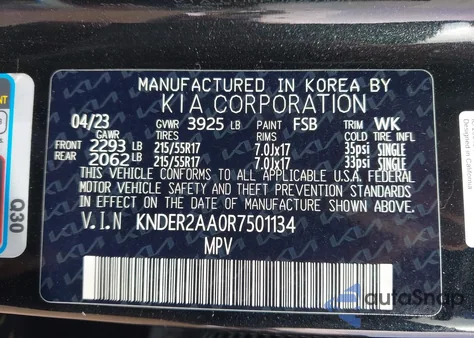 2024 Kia Seltos Ex z USA, uszkodzony, nr VIN KNDER2AA0R7501134